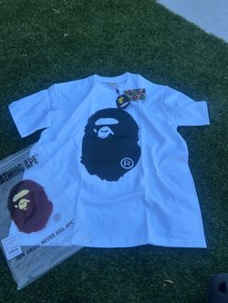 BIG APE HEAD BLACK AND WHITE T SHIRT