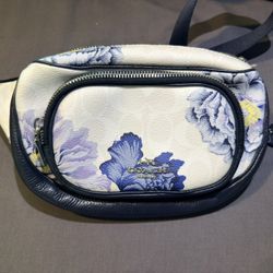 Coach Court Belt Bag in Signature Canvas with Kaffe Fassett Print