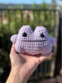 Pokémon Ditto handmade 🧶 crochet 🧶 plushie