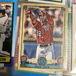 2019 Topps Gypsy Queen #57 Juan Soto Washington Nationals Official MLB Baseball Trading Card in Raw (NM or Better) Condition 