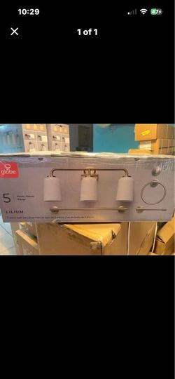 Globe Electric “Lilium” 5-piece bathroom set