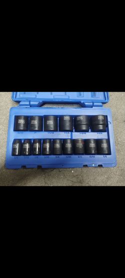 Cornwell blue power tools 1/2 drive impact socket 6 point