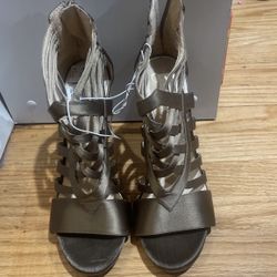 Women Bronze Heels 