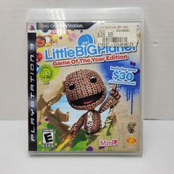 Little Big Planet Game of the Year Edition PlayStation 3 PS3 Complete CIB Mm