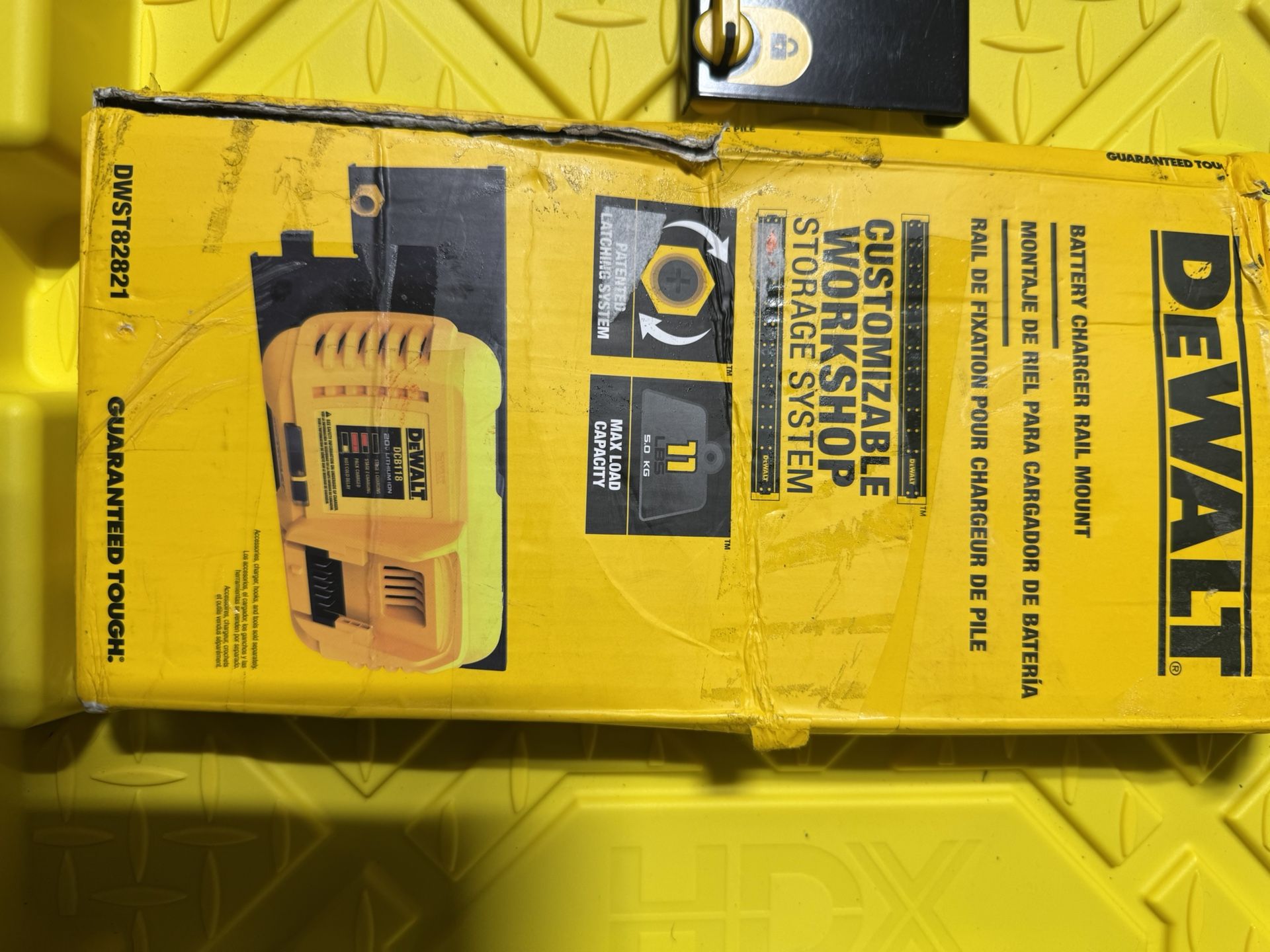 Dewalt Battery Charger Rail Mount