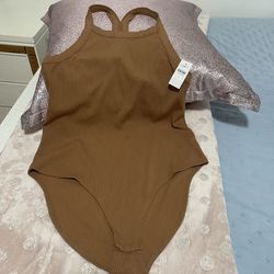LOFT BODYSUIT Size Large Stretch . New Whit Tags