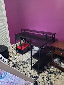 Multi LED Colors Gaming Desk