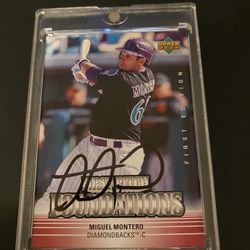 Autograph Miguel Montero Autographed Baseball Card 