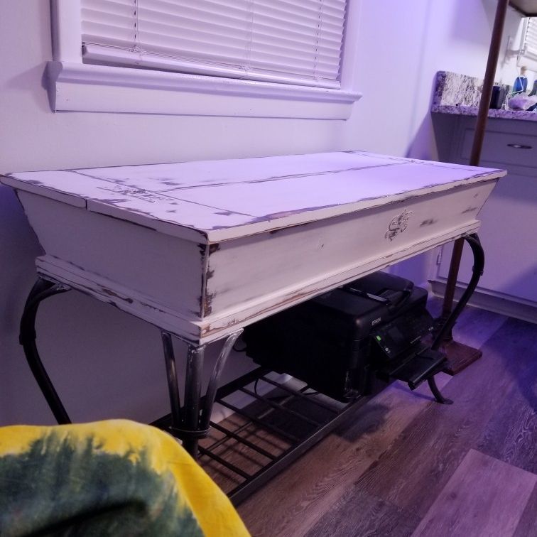 Shabby Chic Storage Table / Desk