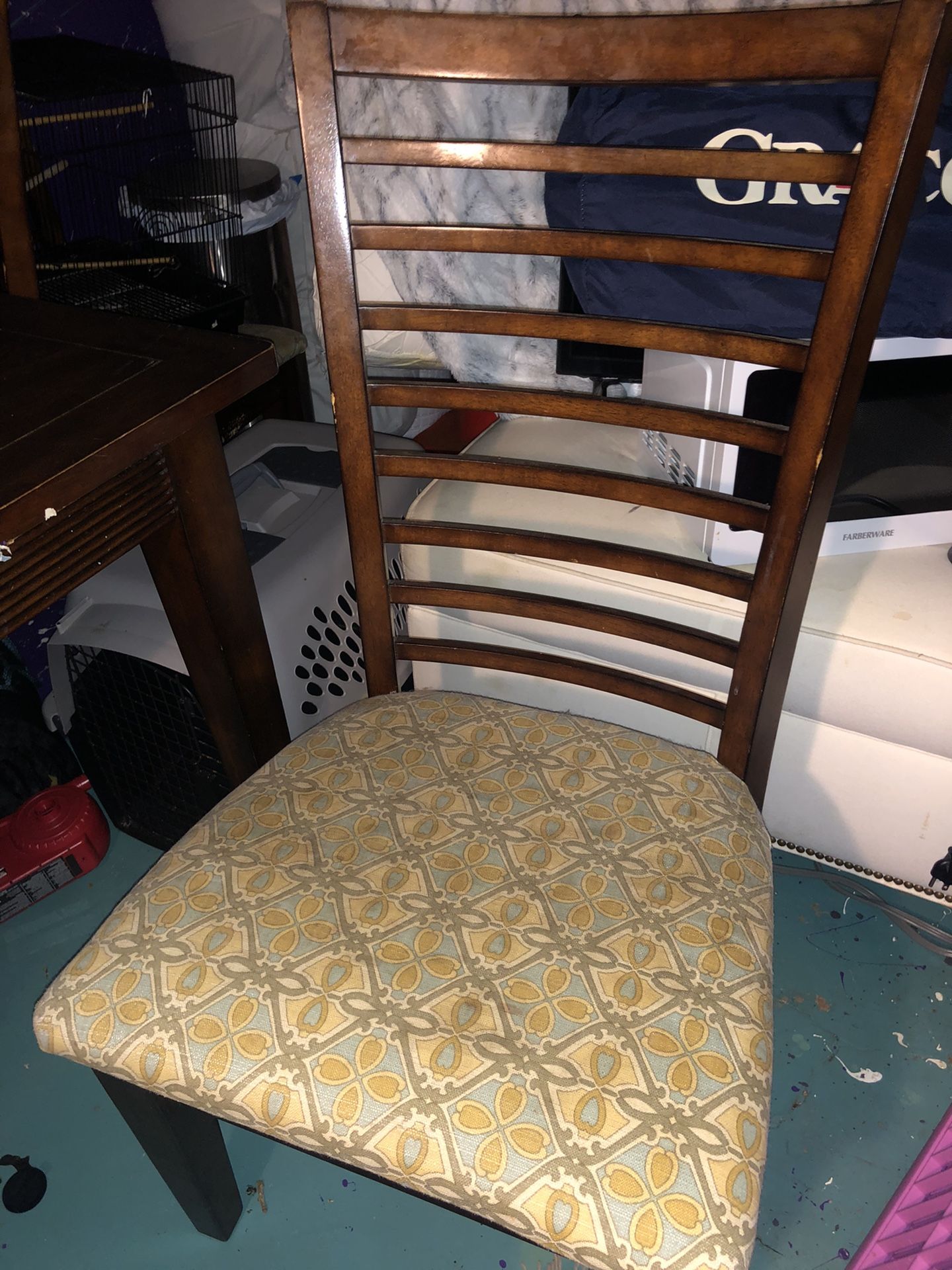 Wood Table And 4 Chairs