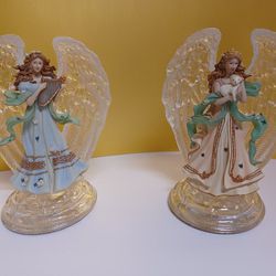 Bradford Exchange Angel Figurines Celtic Crystal Blessings 2003