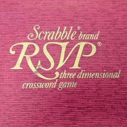 1966 Scrabble RSVP Board Game