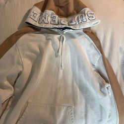Supreme Cream Hoodie Size Medium 