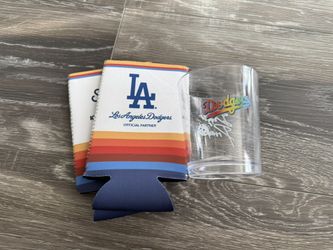 Dodger Koozie and Pride Cup