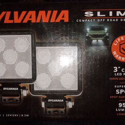 Sylvania truck/car floodlights LED with brackets