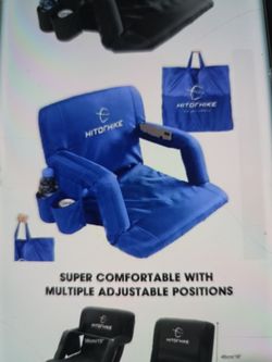 Stadium seat with armrest support