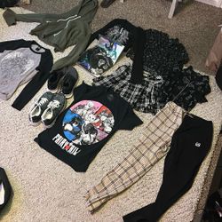 Clothes Skirts, T Shirt, Sweater, Shoes And Pants  For Sale In Need Of Money  