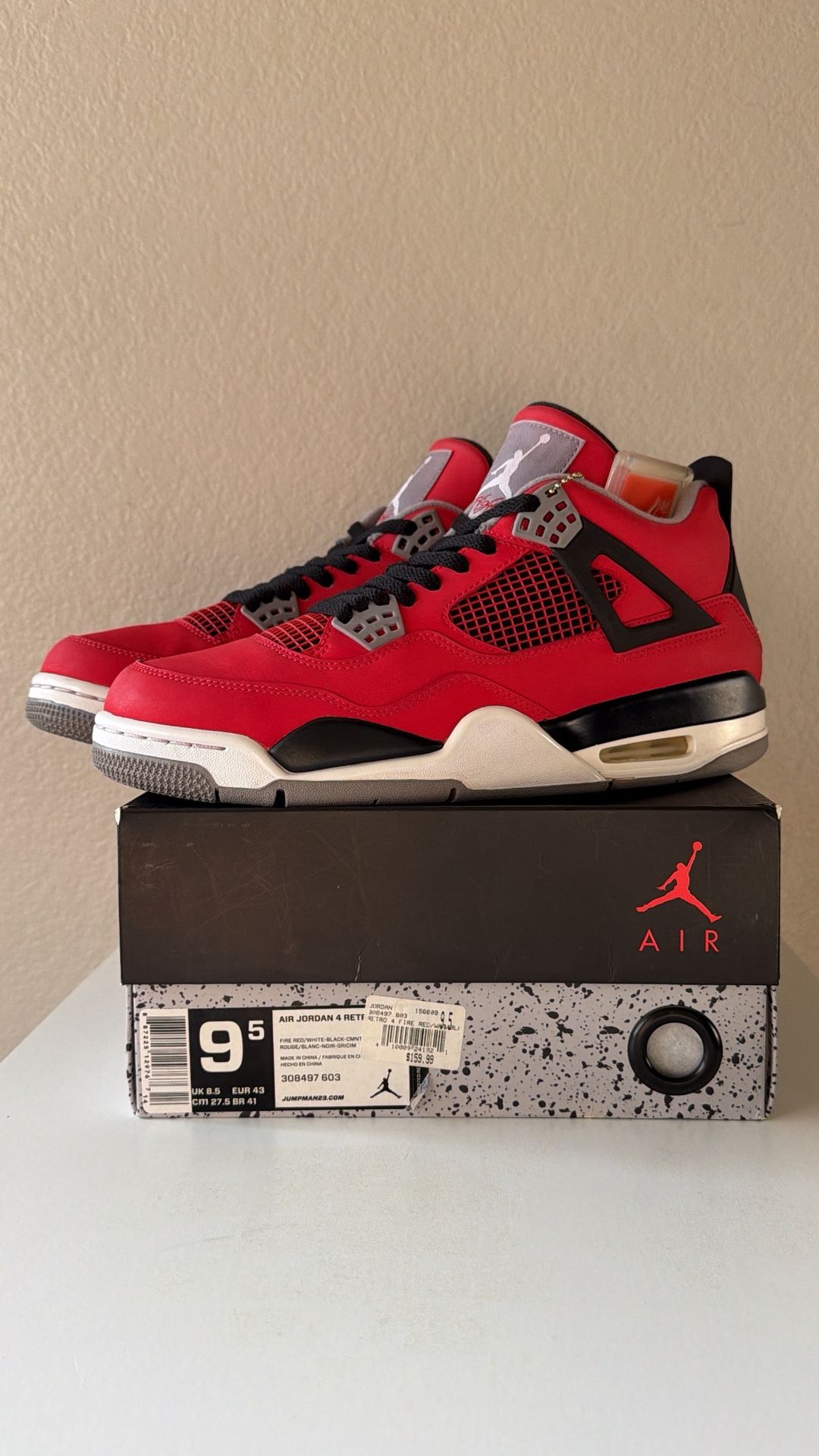 Nike Air Jordan 4s Toro Bravo