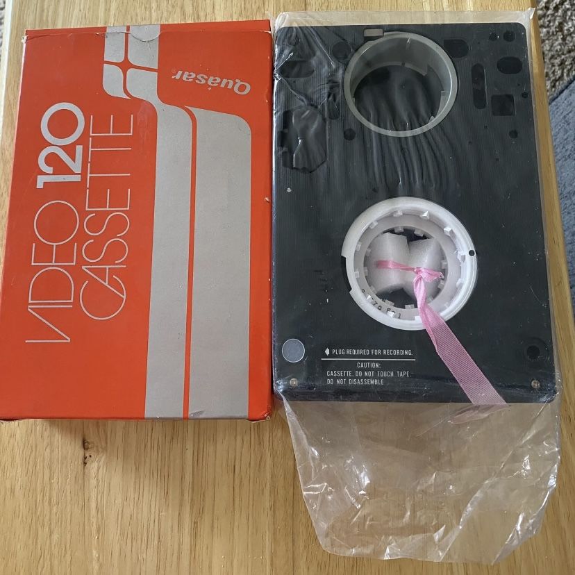 Quasar VR 1000 Great Time Machine ULTRA RARE NEW IN BOX 120 Video Tape VR1000