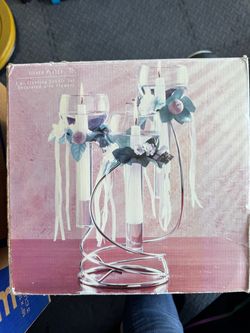 Silver Plated 3-Piece Floating Candle Set