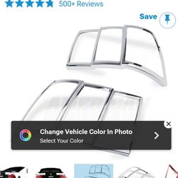 Chrome Tail light trims for mustang