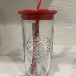 Starbucks 2026 Valentine’s Day Glass Cup
