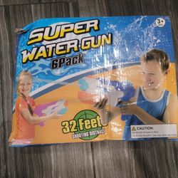 (SUMMER) 6PACK WATER GUN