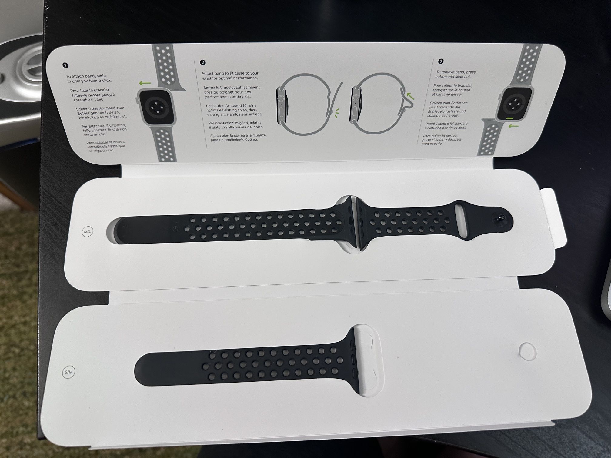 $35/OBO - Black Nike Sport Band for Apple Watch 45mm Series 7