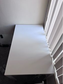 White Study Desk
