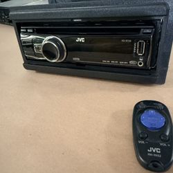 JVC RADIO CD, color changing (removable Face Plate) & 2 New Speakers.