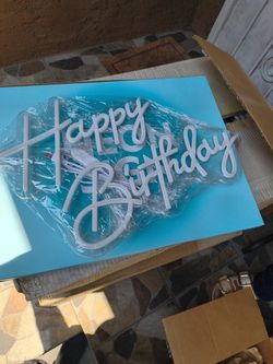 Happy Birthday Neon Light