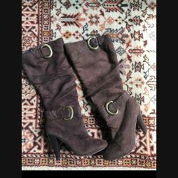 Brown Boots Size 6,5