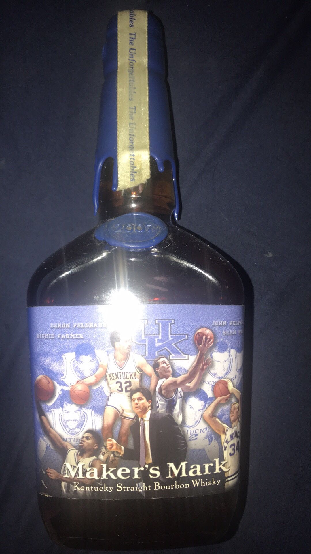 Maker’s Mark Commemorative UofK Unforgettables Bottle