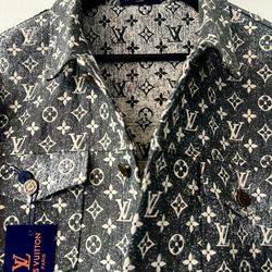 Louis Vuitton  Monogram Printed Denim Jacket