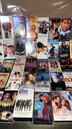 67 vhs movie bundle all for $40