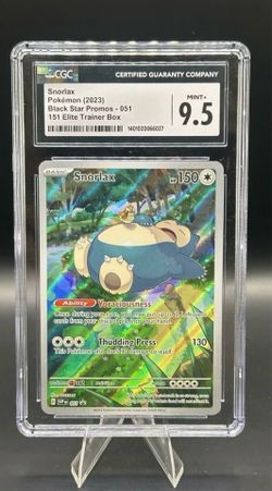 Pokemon TCG 2023 Black Star Promos - Snorlax  CGC 9.5