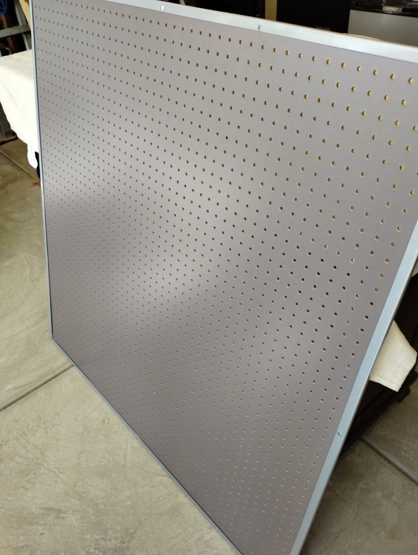 4x4 Peg Board With Reinforced Metal Frame