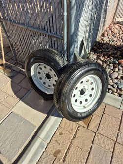 15" trailer tires and wheels.