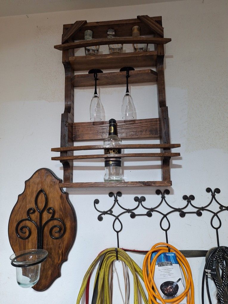 Wine and Whiskey Rack