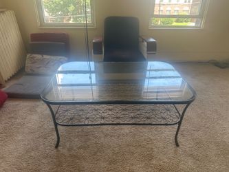 Glass Top Coffee Table
