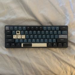 60% Keyboard Cyan Blue Switches Tac/Lin