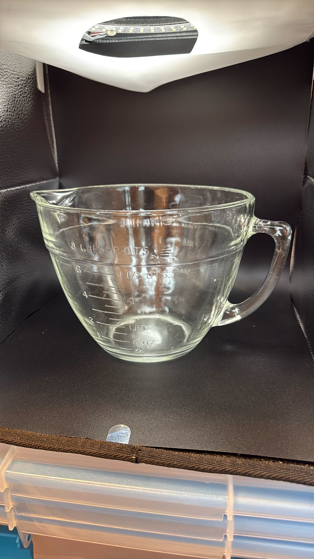 Anchor Hocking Fire King 8 Cup Mixing Bowl W Spout