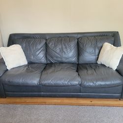 Nicoletti Leather Sofa 