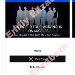 BTS LA TICKETS