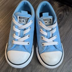 Toddler Boy Or Girl Baby Blue Converse Show Size 9