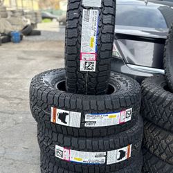 4 New 285/70/17 Falken Tires Installed And Balanced 