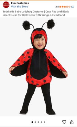 Ladybug costume size 2T-3T