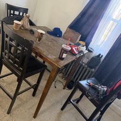 Table and chairs