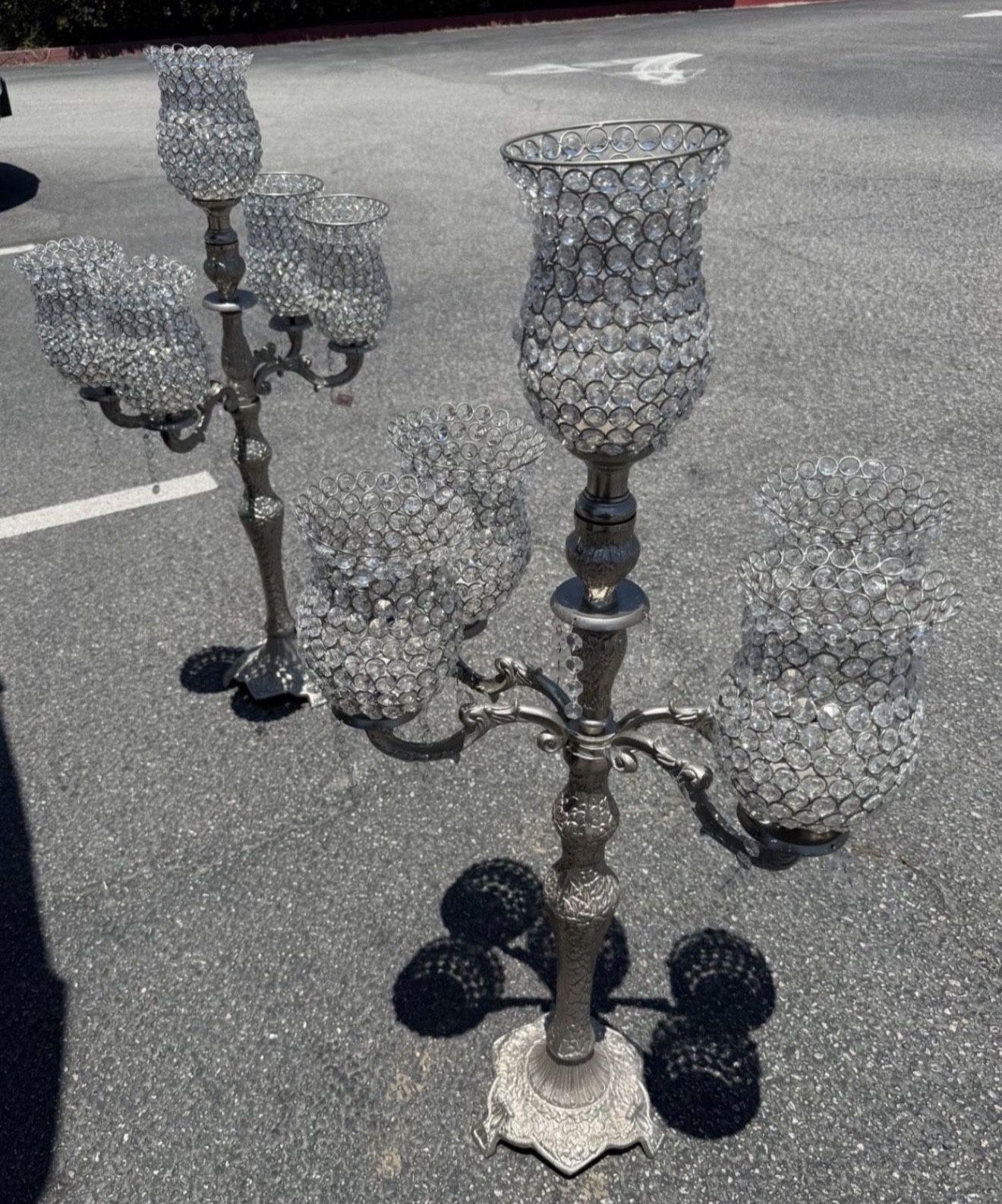 huge candelabras