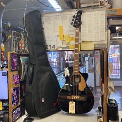 Fender Kingman V2 Acoustic/Electric Bass w/ Gig bag 